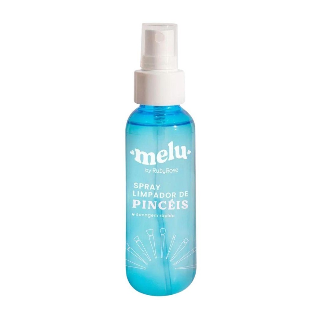 SPRAY LIMPADOR DE PINCÉIS MELU BY RUBY ROSE 100ML