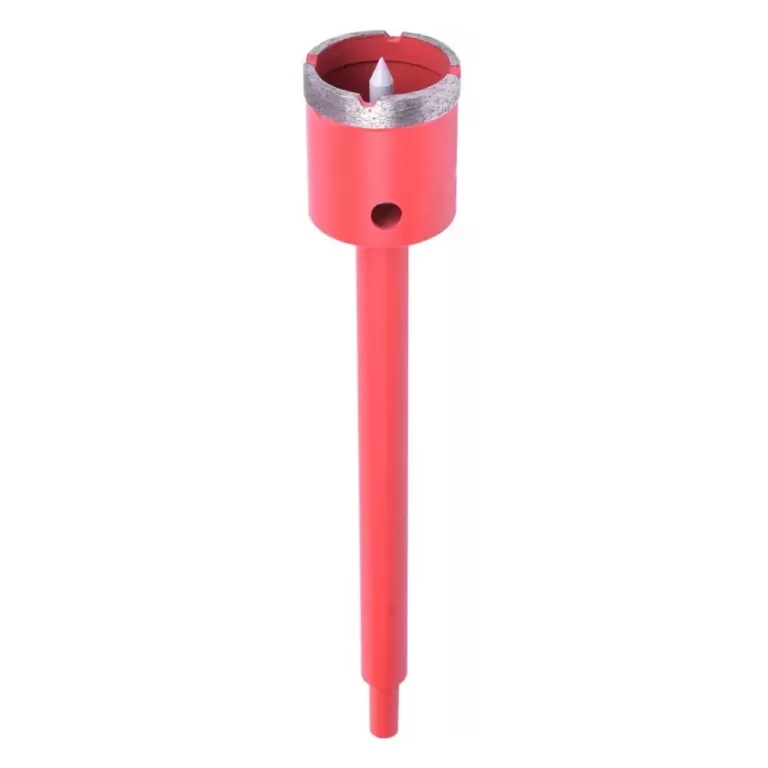 Serra Copo 19mm Diamantada Com Haste E Guia Parede