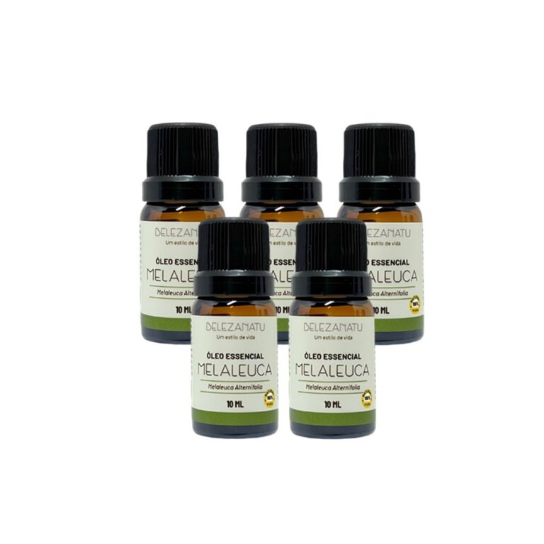 Kit 5 Óleos Essênciais de Melaleuca 10ml –
