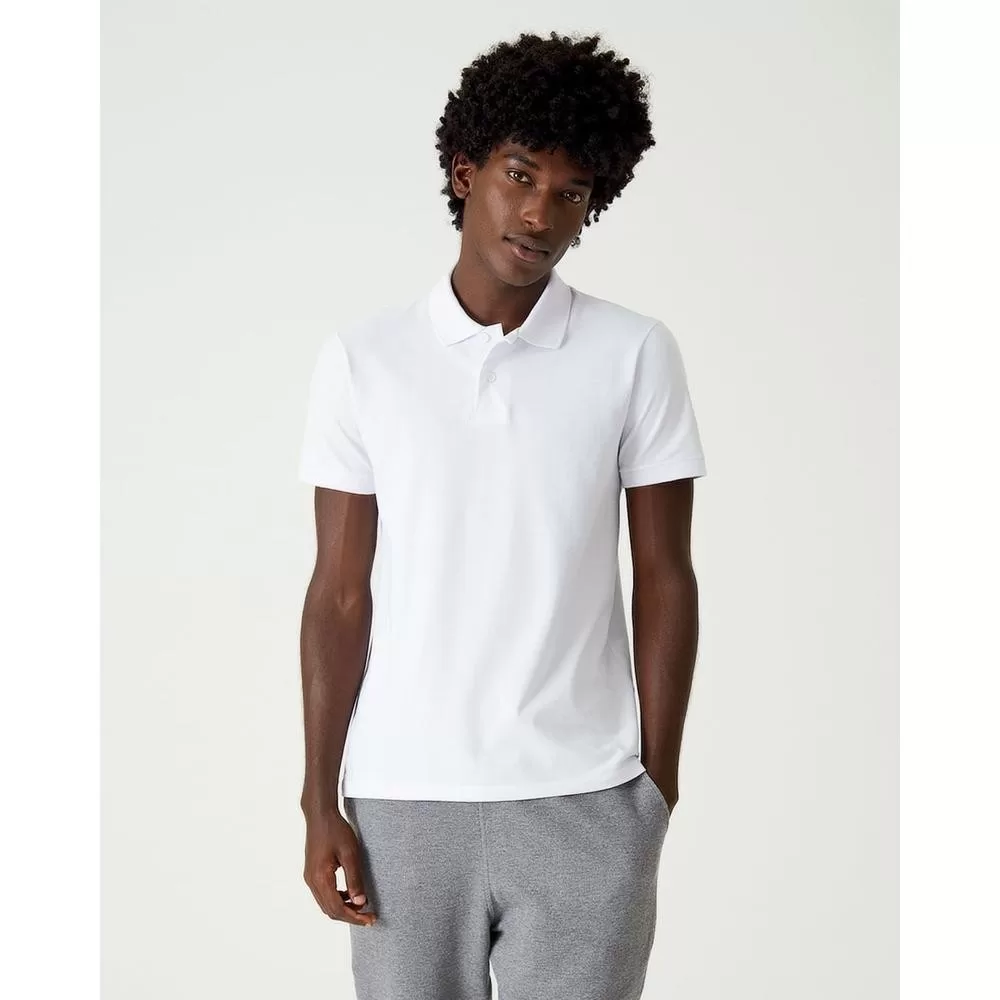 Camisa Polo Básica Masculina Gola Esporte Piquet Stretch