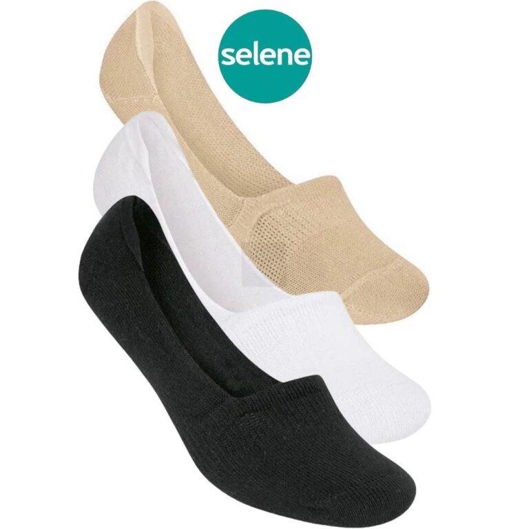 MEIA SELENE ORIGINAL ALGODÃO SAPATILHA INVISIVEL 
