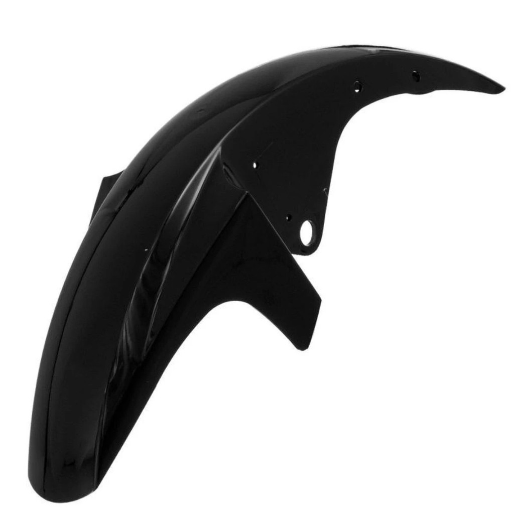 Paralama Dianteiro Compatível com YBR 125 2002 à 2008 Preto ABS 100% Virgem e Proteção UV