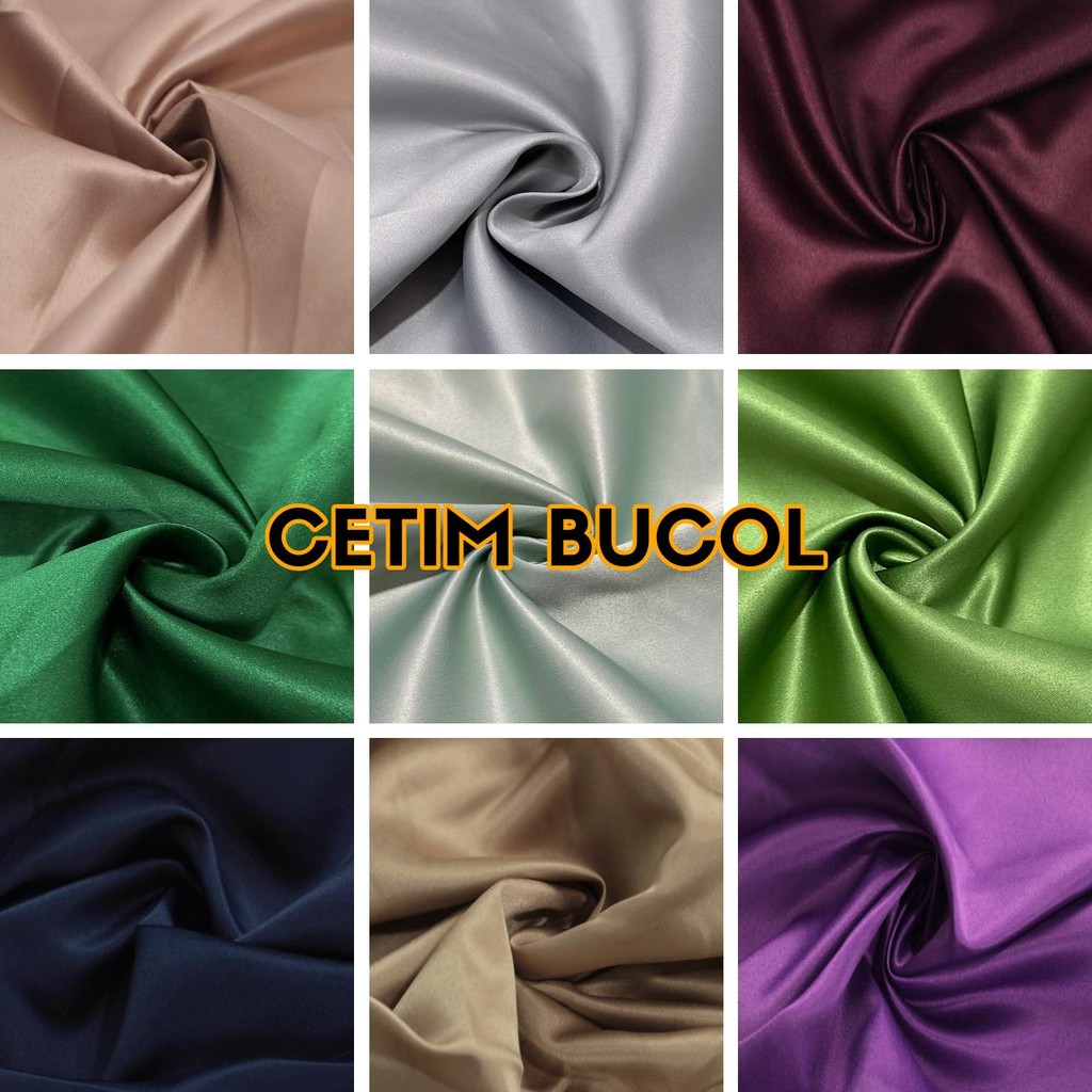 10 Metros Tecido Cetim Bucol Noivas | Cetim Estruturado Para Vestidos (10m x 1.47m)
