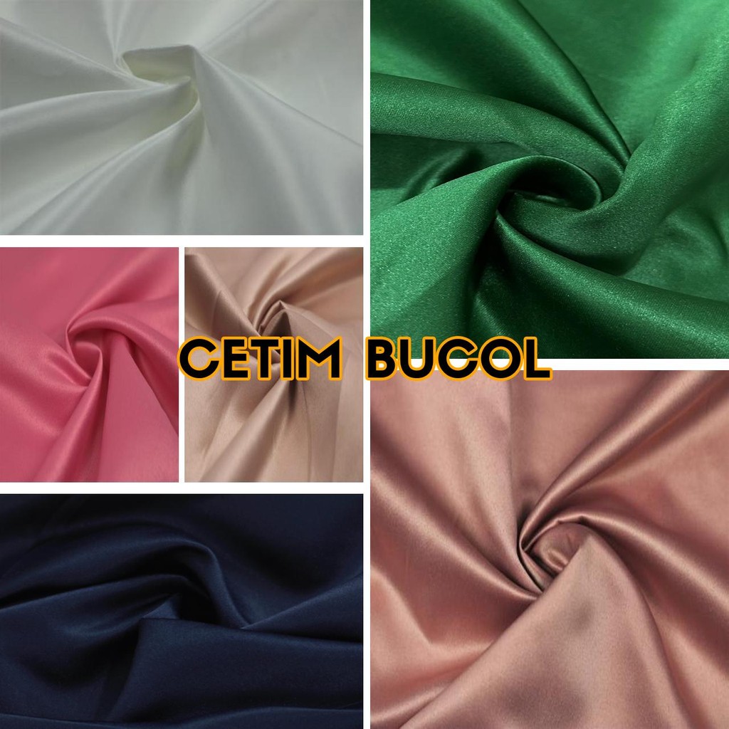 6 Metros Tecido Cetim Bucol Noivas | Cetim Estruturado Para Vestidos (6m x 1.47m)