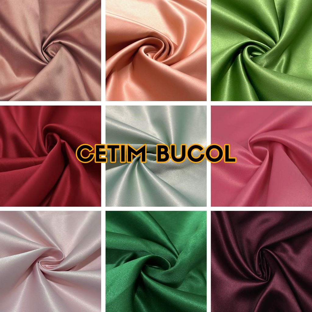 4 Metros Tecido Cetim Bucol Noivas | Cetim Estruturado Para Vestidos (4m x 1.47m)