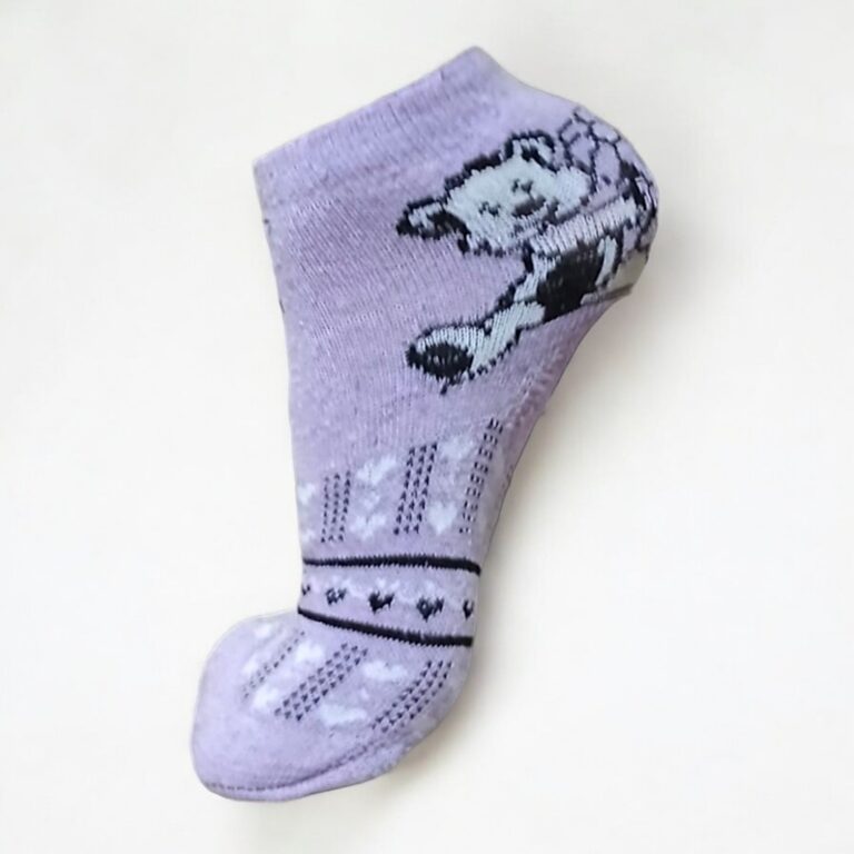 Kit 3 Meia Infantil Estampada Cano Curto Confortá