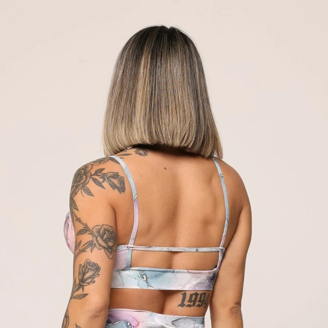TOP STRAPPY MARBLE EXCLUSIVO