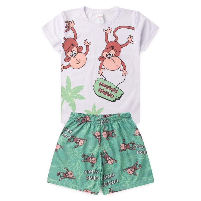 Pijama BRILHA NO ESCURO Infantil Menino Verão Mon