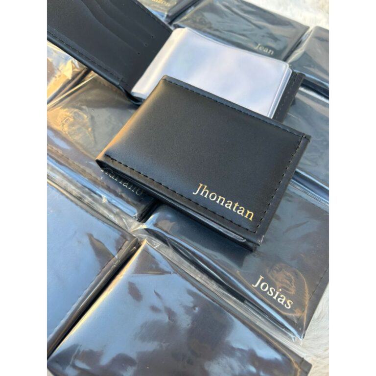 Carteira Masculina Slim Porta Cartão Personalizad