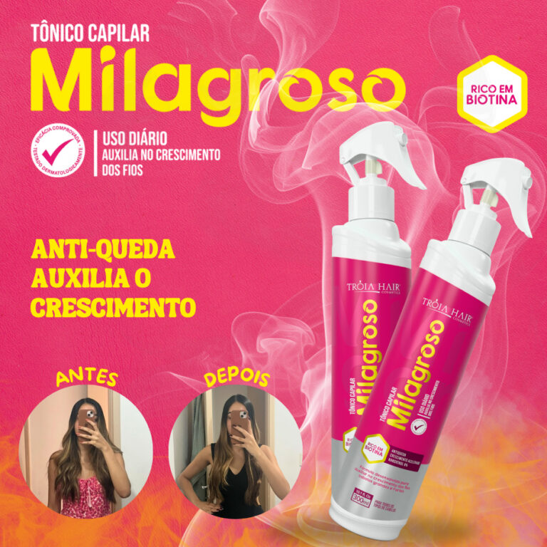 Lançamento Tônico Milagroso P/ Crescimento Capil