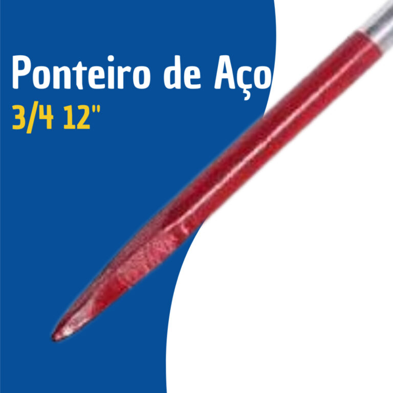 Ponteiro de Aço Cromado 3/4 12 Lord Ferramentas