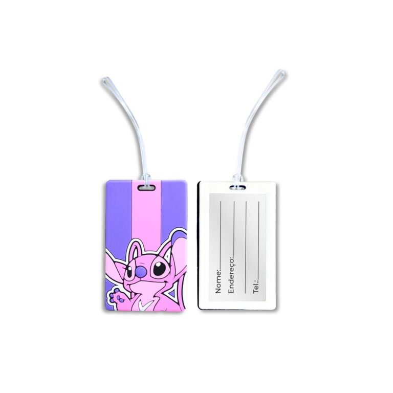 Tag Identificador De Mala Mochila  Stich Angel Emb