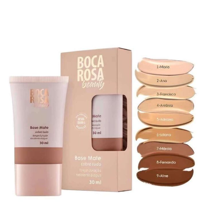Base Mate RosaBoca  Beauty 30ml Produto Hipoalerg