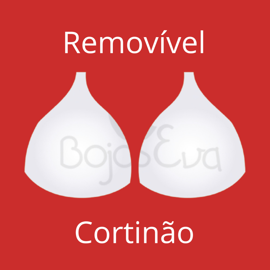 10 Pares de Bojo Cortinão Removível – Bojo de E.V.A 100% impermeável