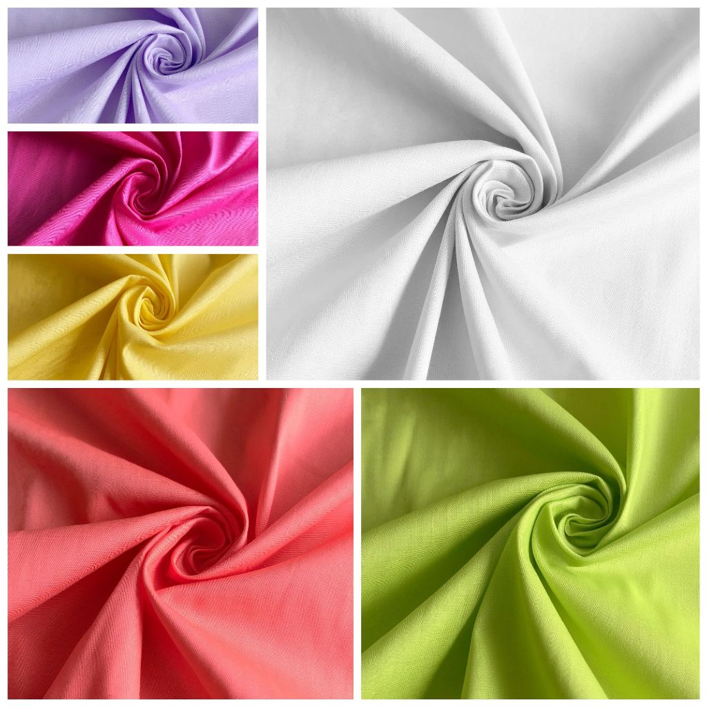 Tecido Tricoline Misto Liso 3m X 1,50m 97% Algodão 3% Elastano