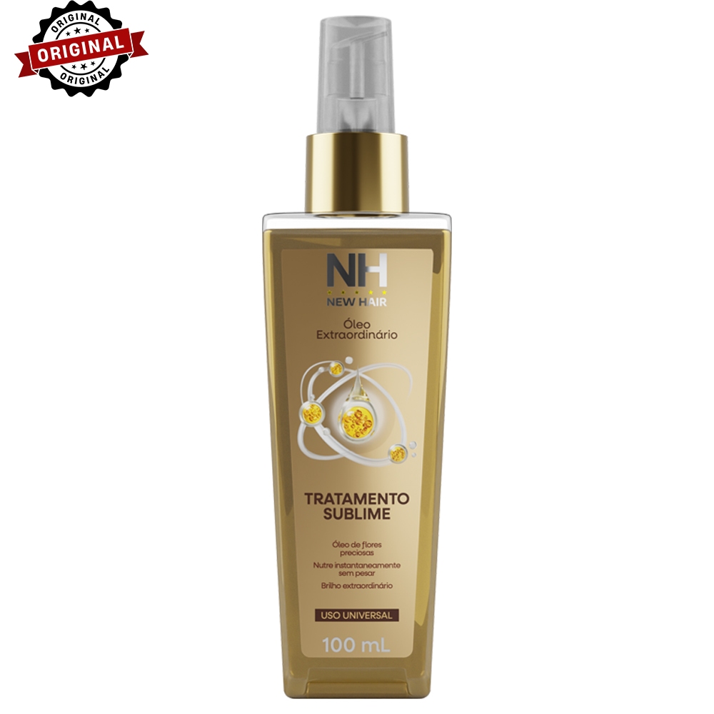 Óleo Extraordinário – Tratamento Sublime 100ml NEW HAIR | Hidrata, nutre e finaliza