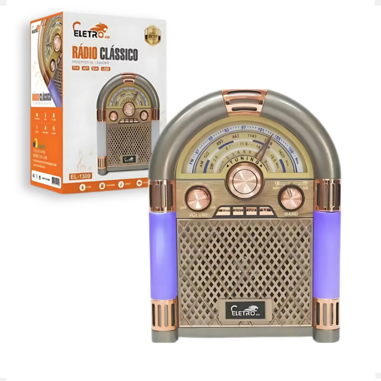 Rádio Vintage Retrô Eletro Mex El-1309 3 Bandas 