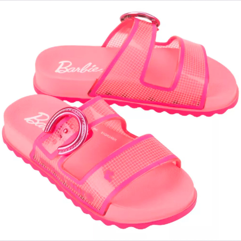 CHINELO BARBIE LOGOMANIA  22899 ROSA