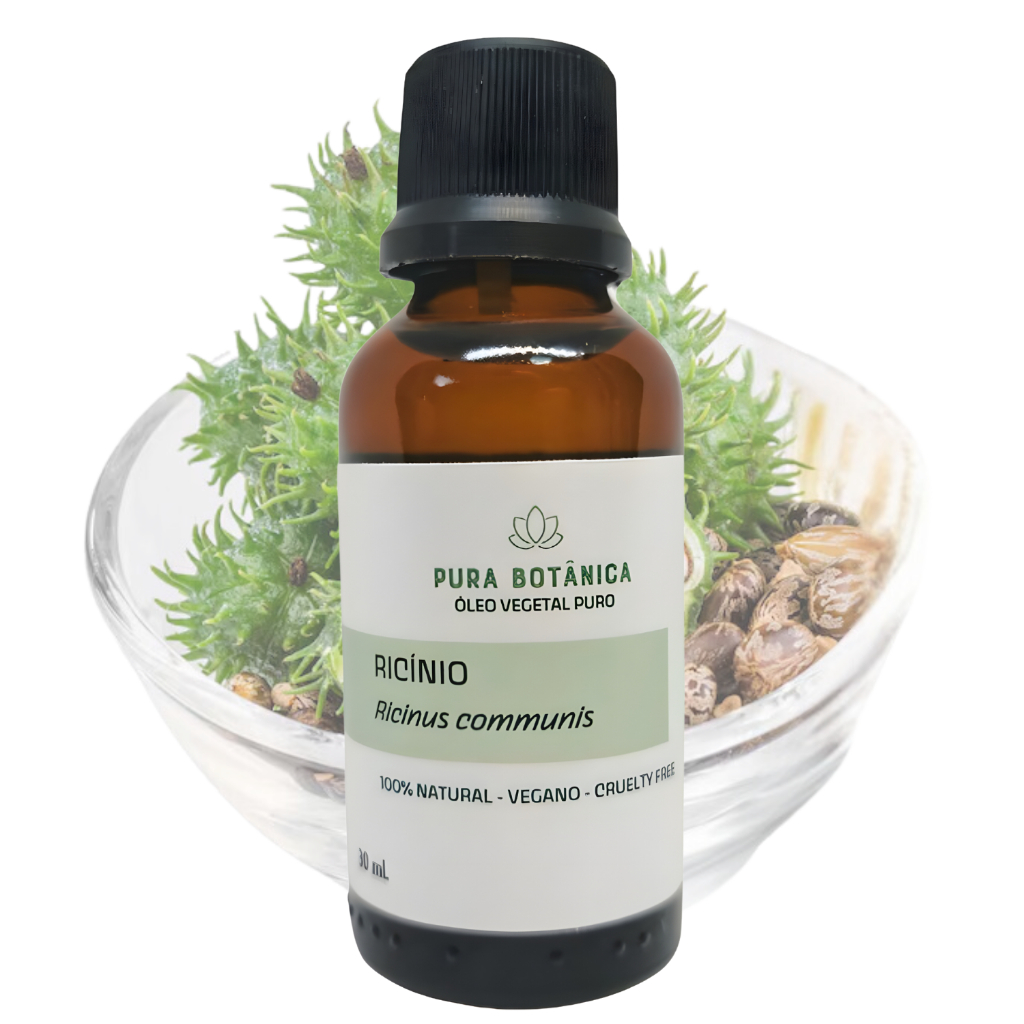 Óleo Vegetal de Rícino 100% Puro e Natural, Massagem, Aromaterapia, Cabelo, Pele Pura Botânica