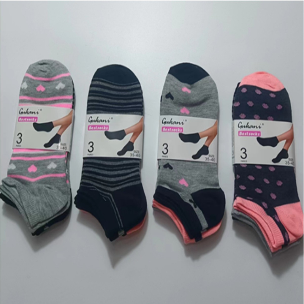 Kit 12 pares de meias curtas femininas versáteis, casuais e charmosas (tamanhos 35-40)