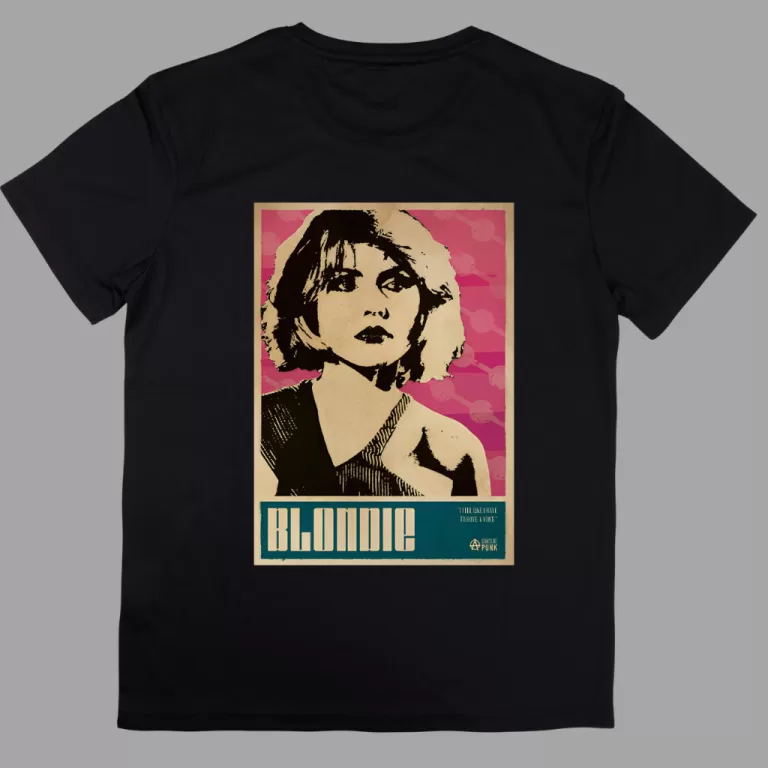 Camiseta Banda – Blondie Preta