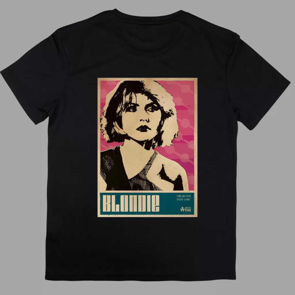 Camiseta Banda – Blondie Preta