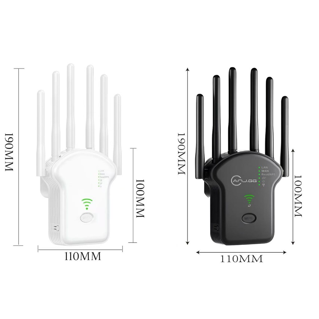 Repetidor Wifi 2800m 6 Antenas Roteador Amplificador De Sinal Modem 300MBPS