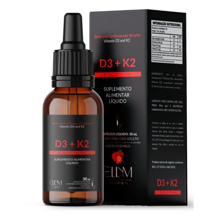 Vitamina D3+K2 Líquida 30ml ELLYM NUTRITION Suple