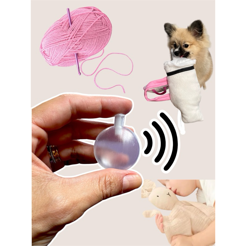 20 Apitos sonoros 4cm /refil de Barulho/ruído para brinquedo/ amigurumi /bebê/ cão /gatos/ PET/ Pelú