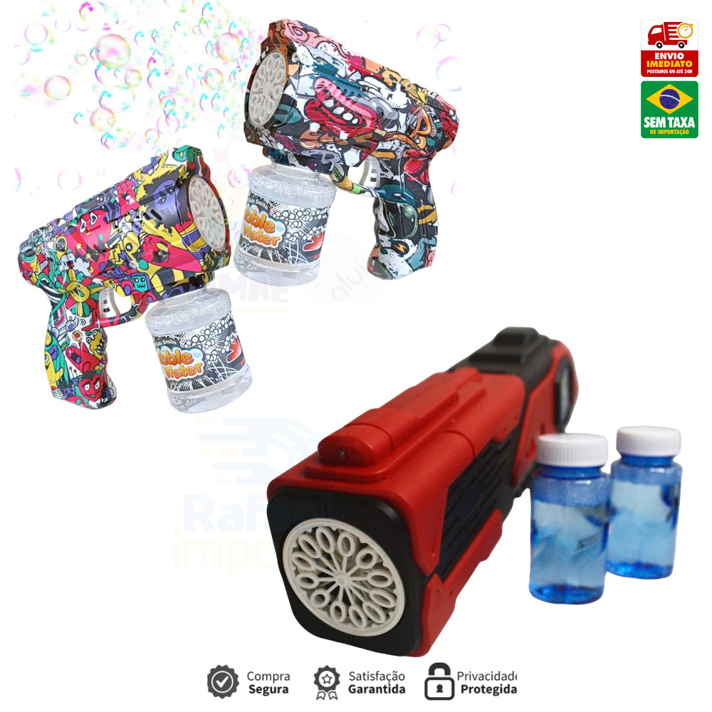 Lança Bolhas de grafite Sabão lançador de bolhas de sabão