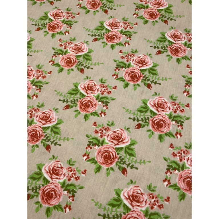 Tecido Tricoline Estampado 100% Algodão – B
