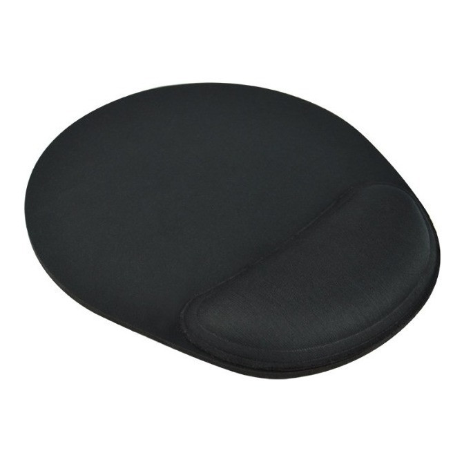 Mousepad Ergonômico Confort Neoprene Preto Apoio 