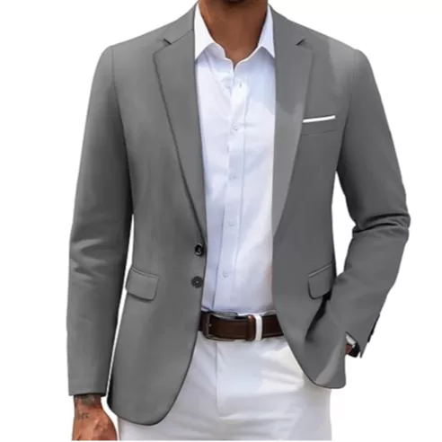 Blazer Masculino Slim Luxo – Dois Botoes
