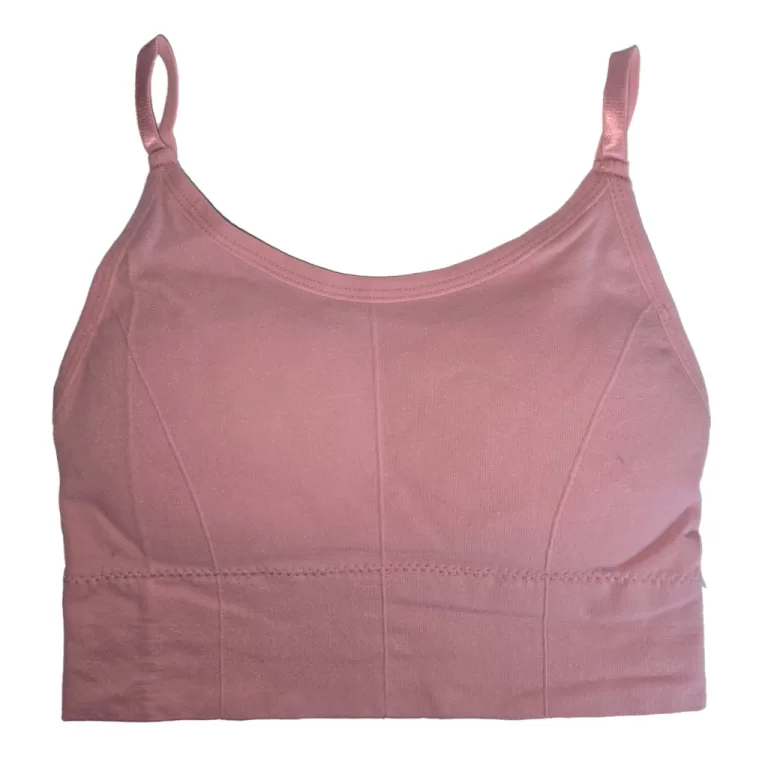 BLUSA DE ALCINHA TIPO TOP SEM COSTURA 160004 ROSA