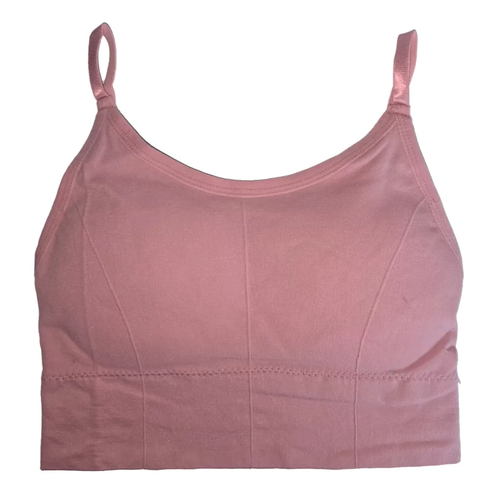 BLUSA DE ALCINHA TIPO TOP SEM COSTURA 160004 ROSA