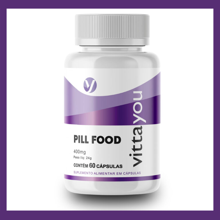Pill Food 400mg  Suplemento para Crescimento Capil