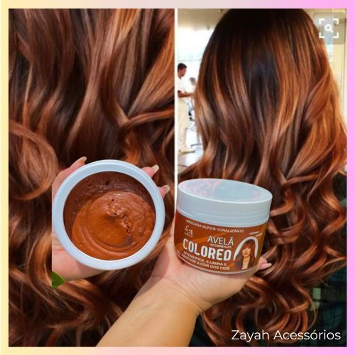 Kit 3 Tonalizante Tinta Avelã Acobreado Chocolate