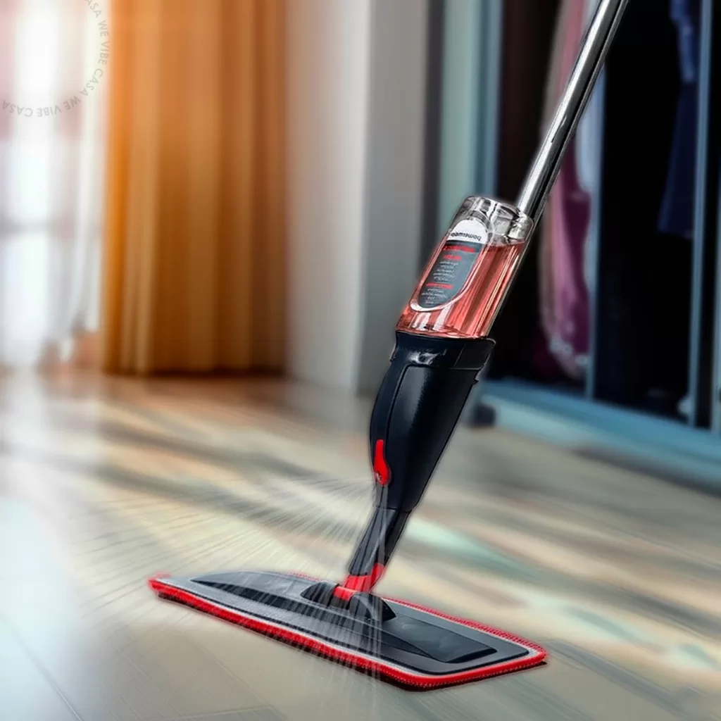 Mop Spray Rodo Com Reservatório Inteligente Microfibra Esfregão Mágico Limpeza Flash Flat