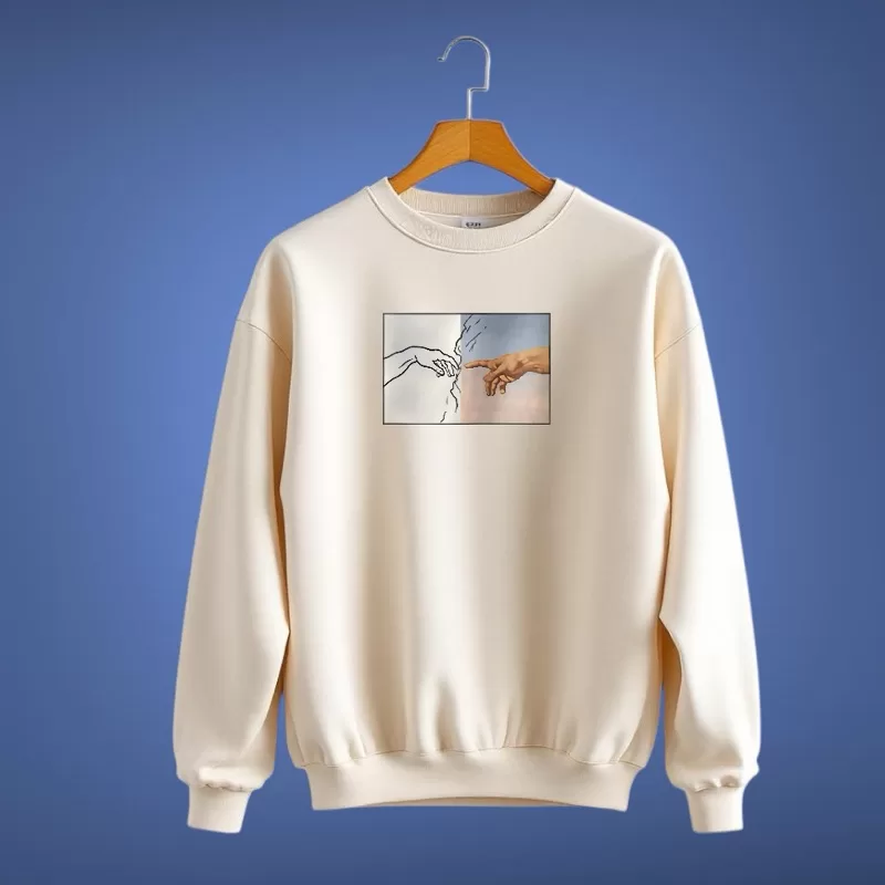 Moletom Gola Careca Inverno Blusa de Frio Redonda Sueter Tendência Moda Masculina Unissex Flanelado