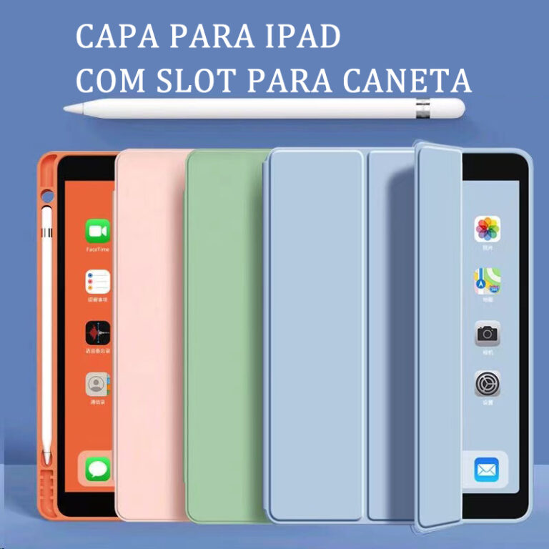Case Capa Com Função Flip para iPad 7 8 9 10.2 P