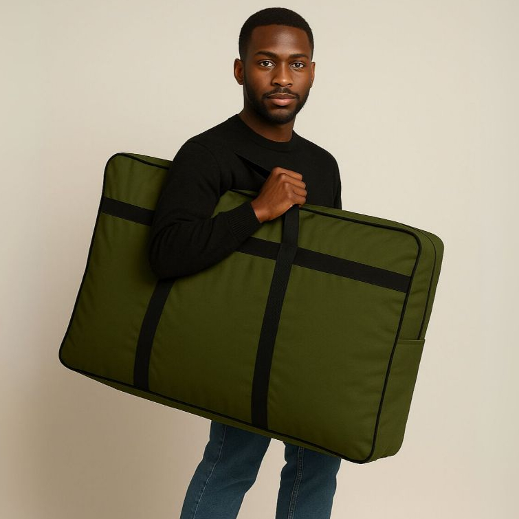 Sacolão Gigante Bolsa de Viagem Mudança Dobráve