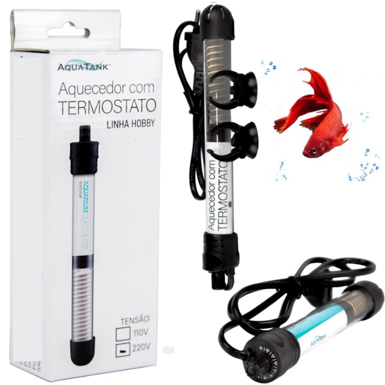 Termostato Aquecedor AquaTank 25w para aquários D