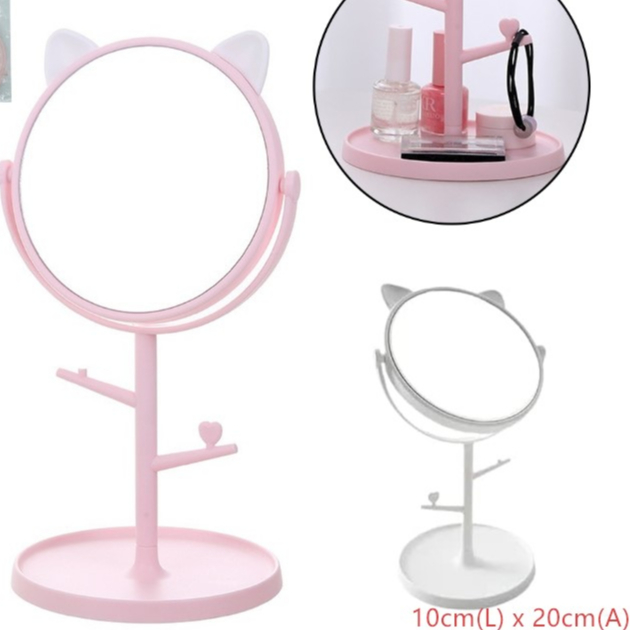 MINI Espelho Mesa Penteadeira Porta Bijuteria Gati