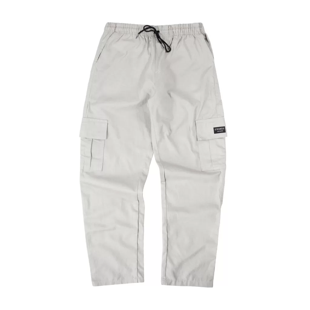 Calça Cargo Reta Masculina Stranger Simple Areia