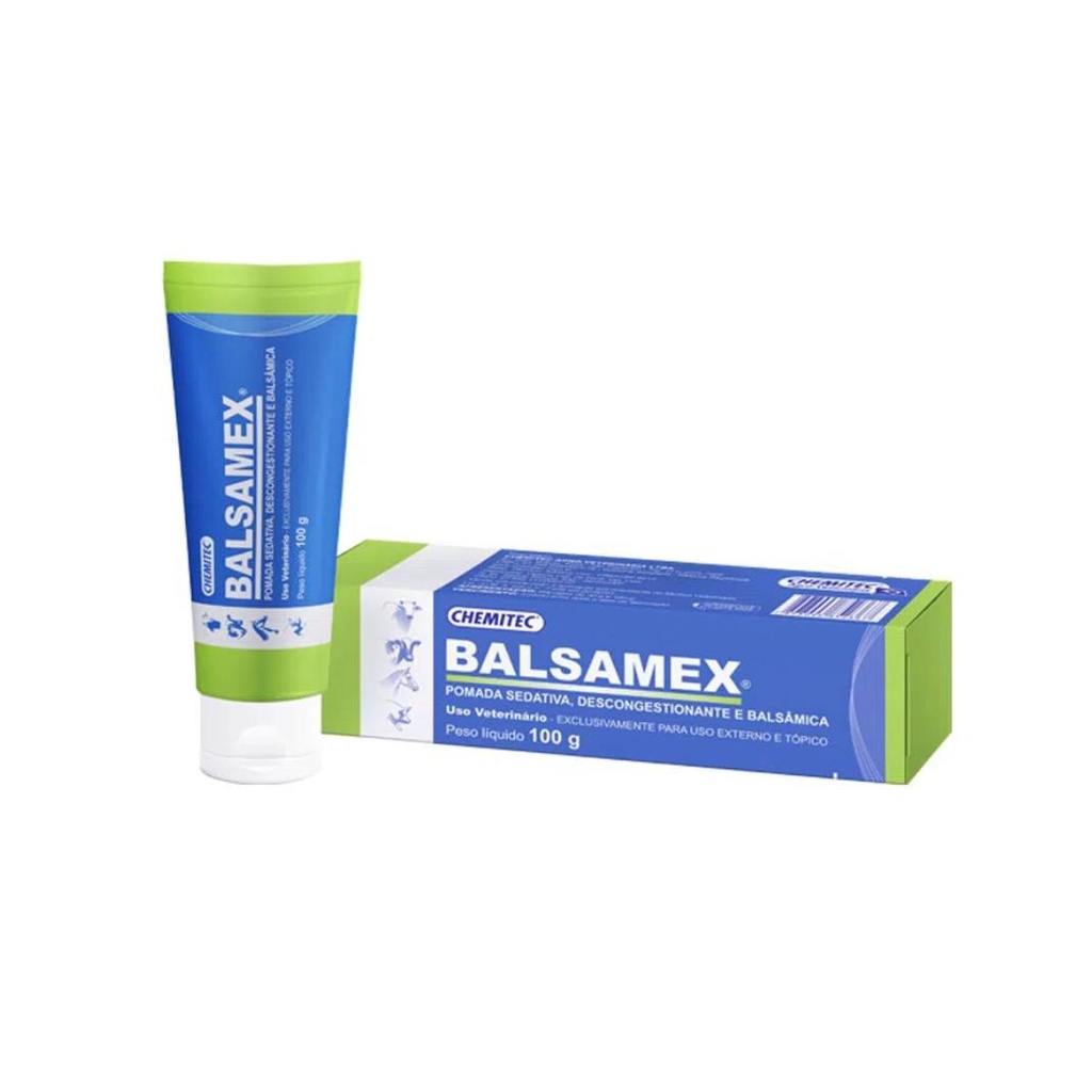Balsamex Pomada Anti-inflamatória Pet Animais Cavalo Uso Veterinário 100g