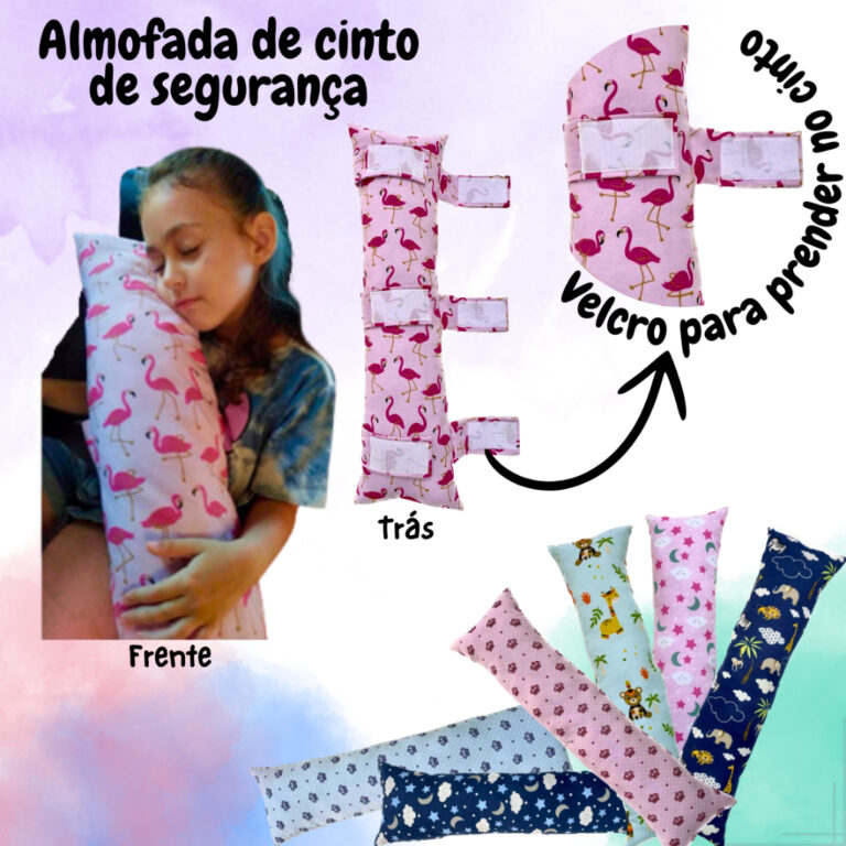 Almofada Protetor Cinto Segurança Infantil Descan