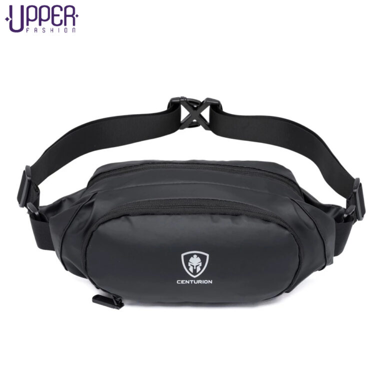 Pochete Masculina Reforçada Casual Bolsa Preta Pa