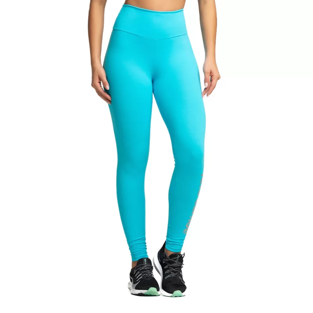 Legging Cintura Alta Power Girl Azul Massam Fitness