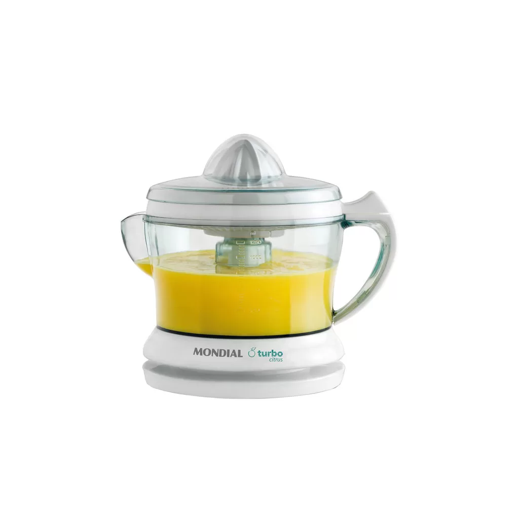 Espremedor de Frutas Mondial Citrus E01 1,25L Branco 25W – 110V