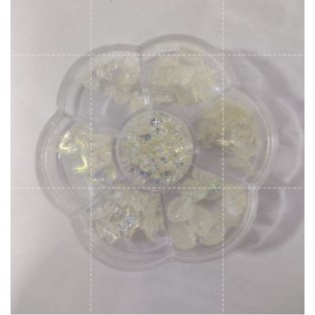 1 caixa de decoração de unhas de strass joias pa